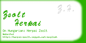 zsolt herpai business card